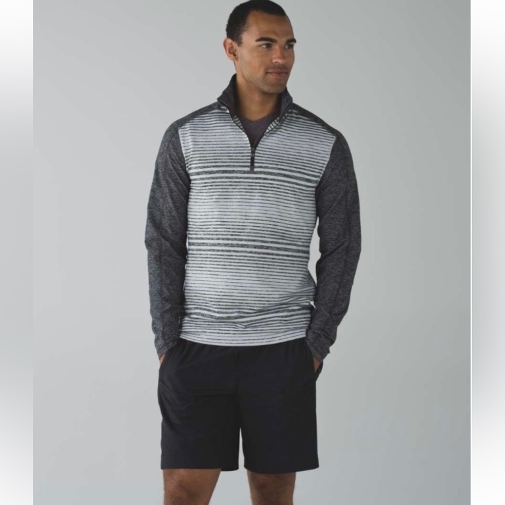 LULULEMON men’s Surge 1/2 zip pullover top warm hidden thumb holes athletic Sm
